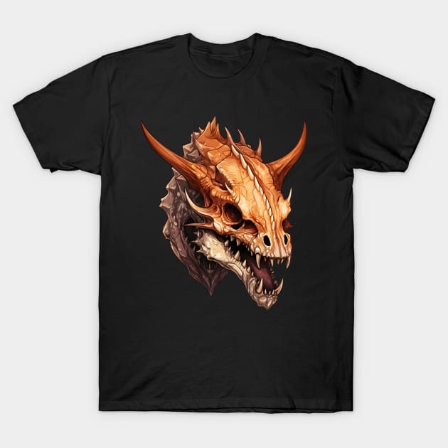 Dragon skull T-Shirt by ElusiveArt